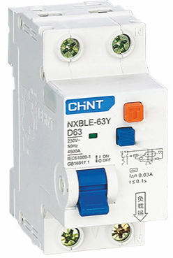 Диф. автомат NXBLE-63 2P C32 300mA тип AC  6kA (R) - фото1