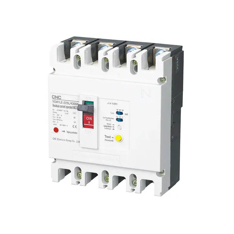 YCM1LE 125L 63А 4P 100-300-500мА 35кА Дифференциальный автоматический выключатель в литом корпусе - фото2