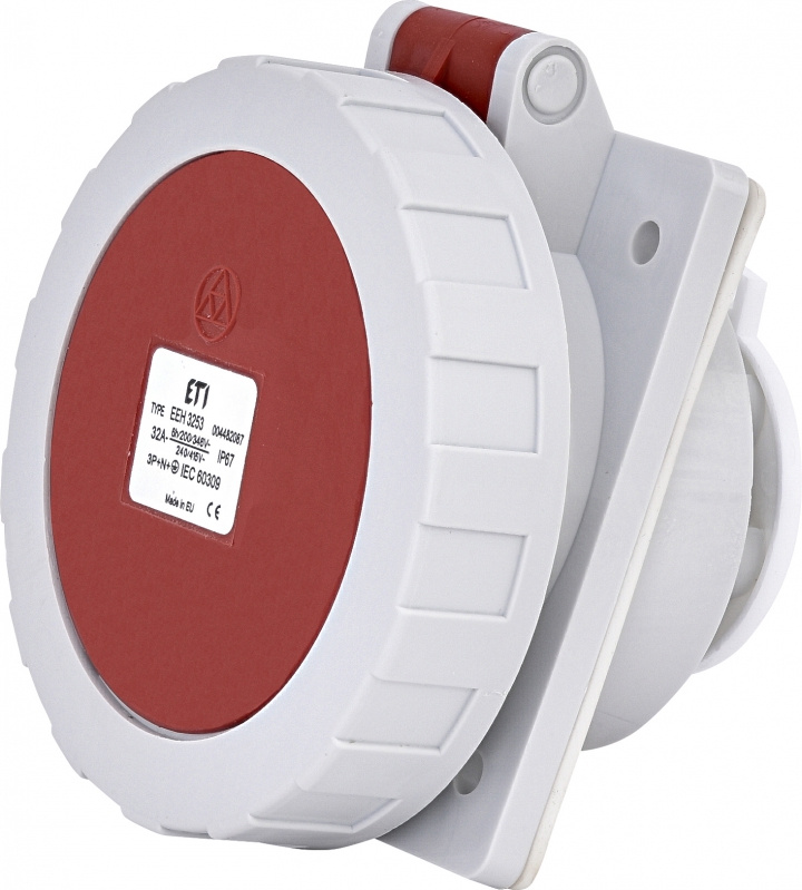 Розетка встраиваемая EEH-3253 IP67 (32A, 400V, 3P+N+PE) - фото1