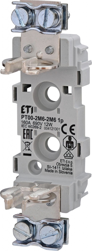 Держатель предохранителя PT 00 1p 160A (2M6-2M6) - фото1