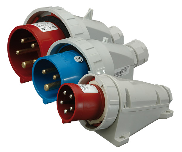 Вилка настенная EPH-12553 IP67 (125A, 400V, 3P+N+PE) - фото1