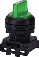 Выкл. поворотн. EGS2I-N-G (2-х поз., с фикс. с подсв. 0-1, 45°, зеленый)