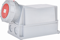 Розетка настенная EZH-12543 IP67 (125A, 400V, 3P+PE)