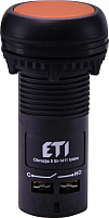 Кнопка монобл. утопл. ECF-11-A (1NO+1NC, оранжевая)