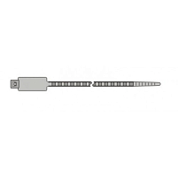 Кабельная стяжка 4,8x370 с маркировочной площадкой 54,5х13; YKB MCV 4,8x370 BE; Белая