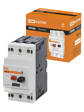 Пускатель ПРК80-25 In=25A Ir=16-25A Ue 660В TDM ELECTRIC - фото1