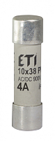 Предохранитель CH 10x38 gR-PV 4A 900V (30kA) цилиндрический
