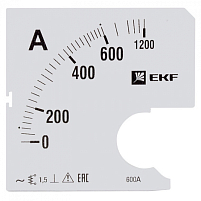 Шкала сменная для A961 600/5А-1,5 EKF PROxima