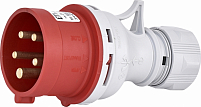Вилка кабельная EV-1653 IP44 (16A, 400V, 3P+N+PE)